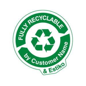 Fully Recyclable logo by Estiko