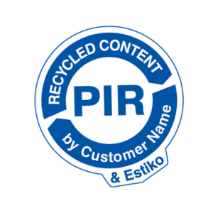 Recycled Content - PIR logo by Estiko