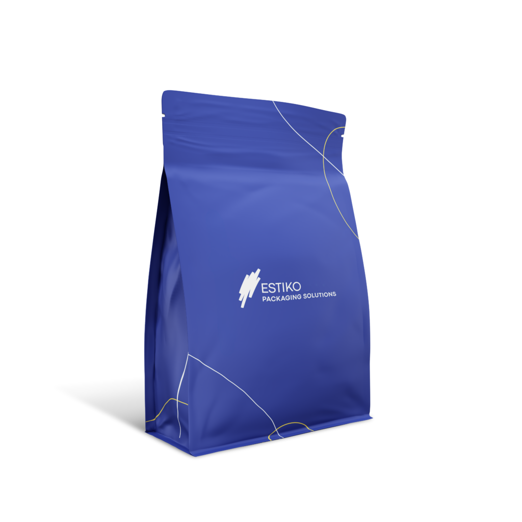 Flat Bottom Bags_transparent_Estiko Packaging Solutions